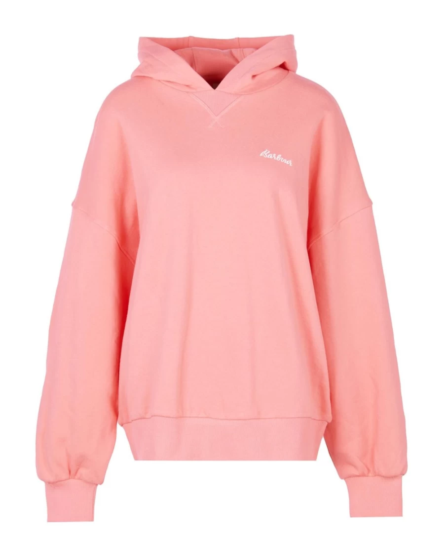 Barbour Women's Kenmore Hoodie in Pink Punch - Lightweight Waterproof Jacket
