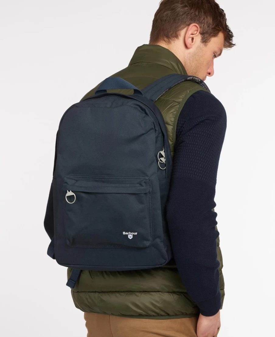 Barbour Men's Black Cascade Backpack - Durable Waterproof Daypack for Outdoor & Urban Use