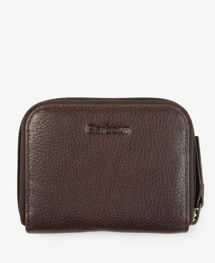 Barbour Men's Dark Brown Laire Leather Purse
