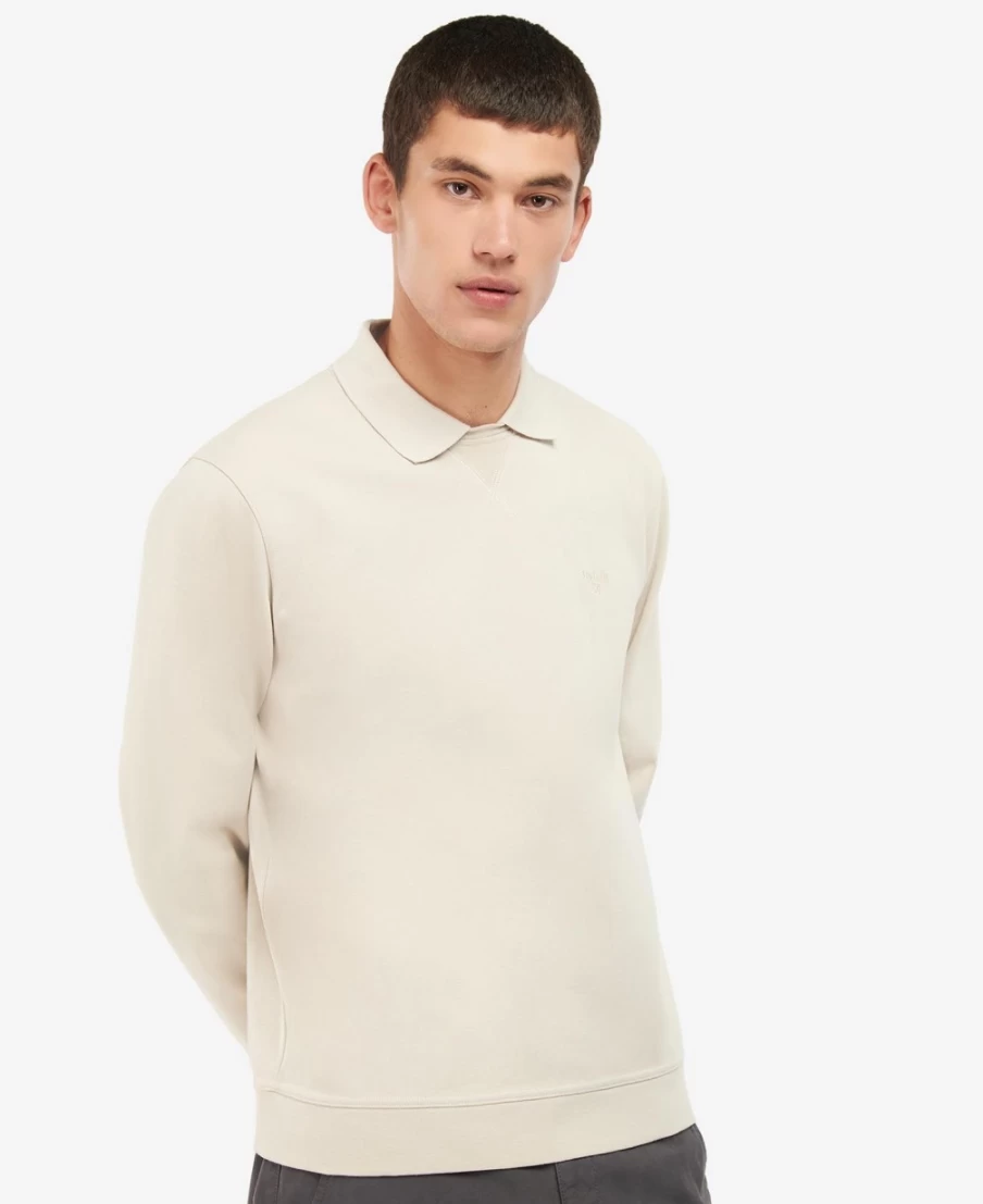 Barbour Men's Mist Headlam Cotton Sweatshirt - Classic Comfort & Style
