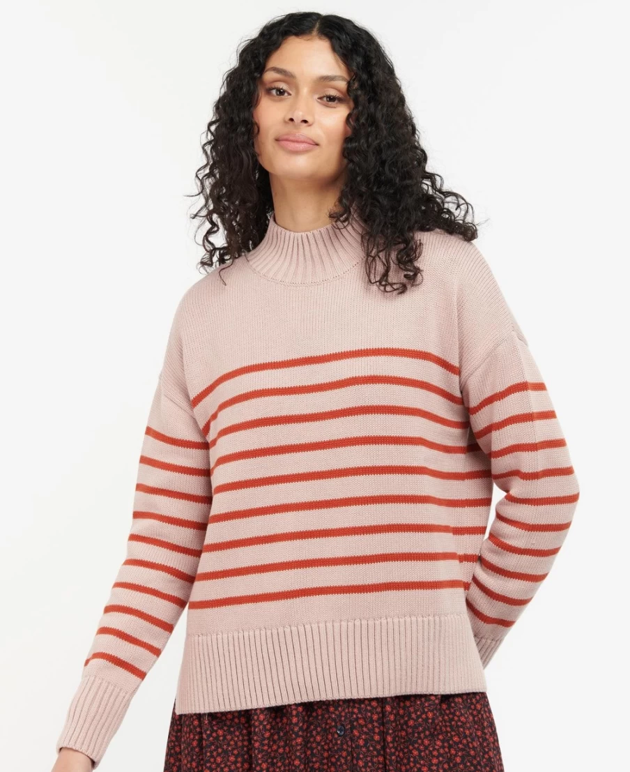Barbour Women's Shelly Knit Sweater in Cloud Color