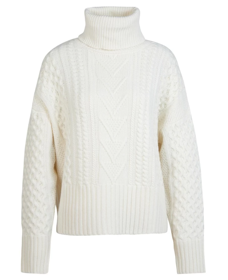 Barbour Women's Ecru Sandwood Knit Sweater