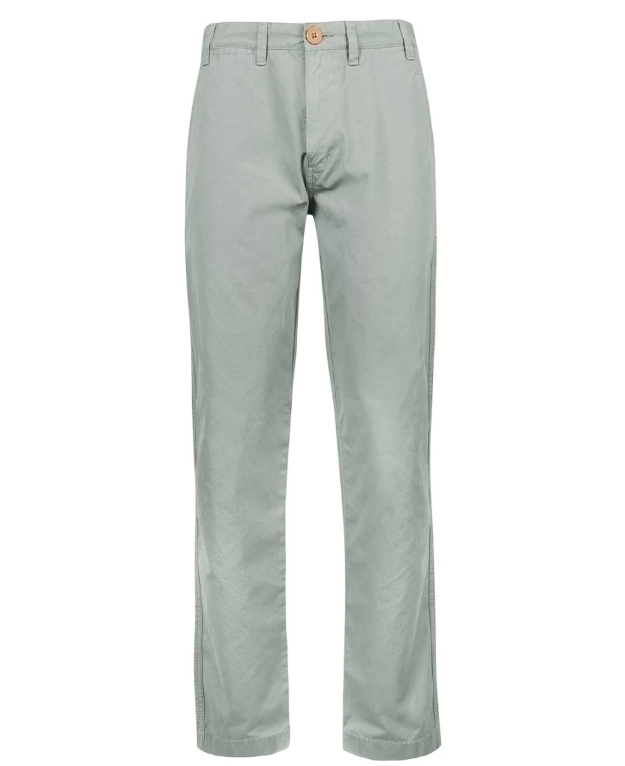 Barbour Men's Glendale Chino Pants in Agave Green - Classic Fit Casual Trousers