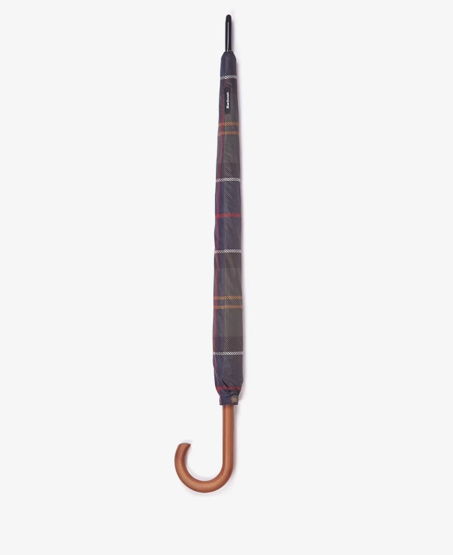 Barbour Women's Classic Tartan Walker Umbrella - Stylish Rain Protection