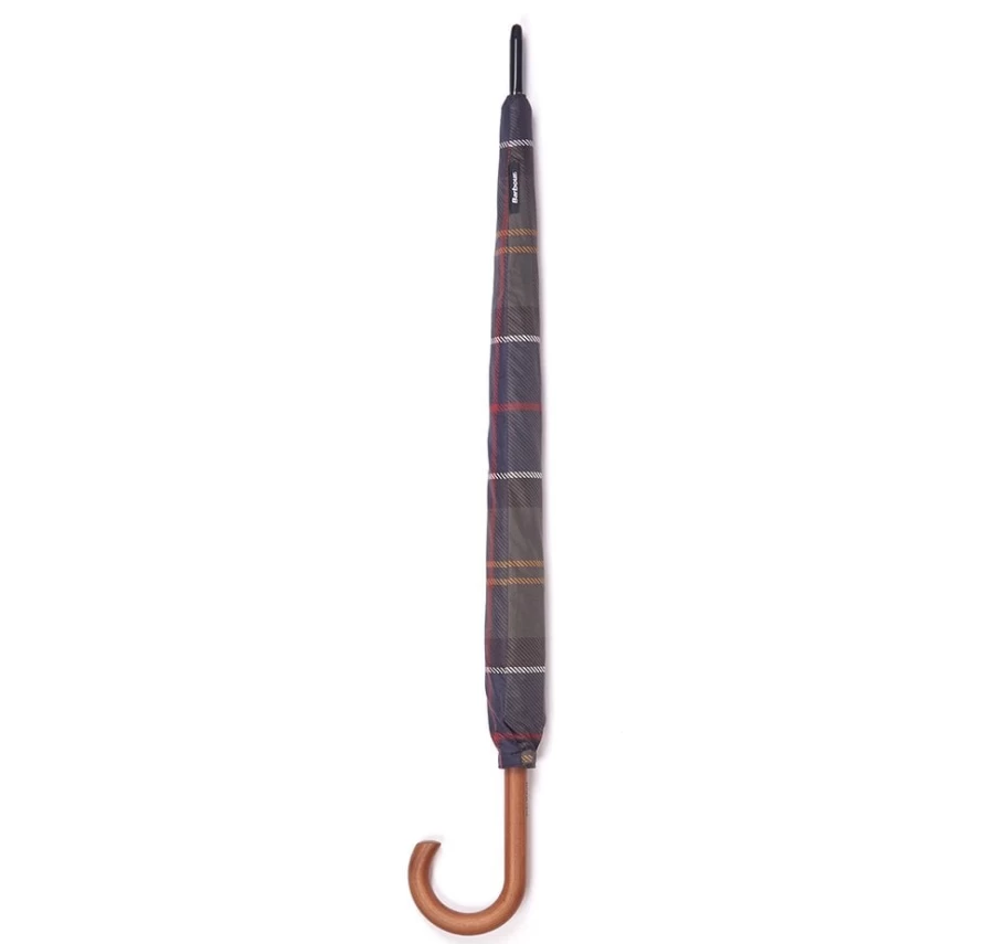 Barbour Women's Classic Tartan Walker Umbrella - Stylish Rain Protection