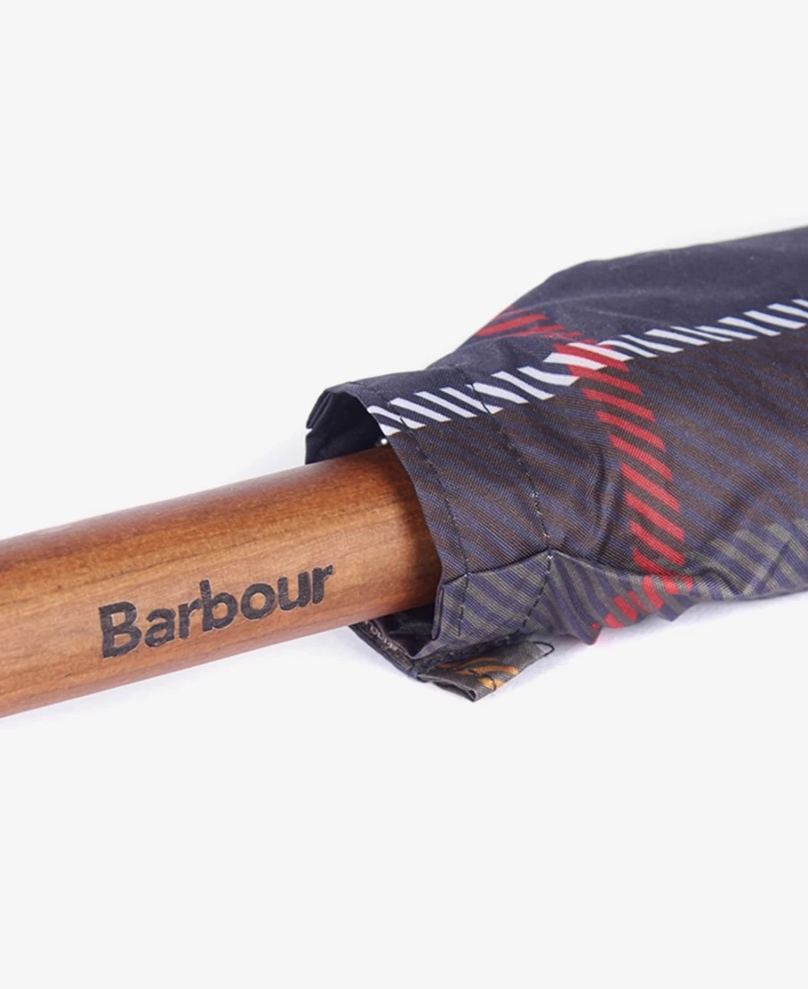 Barbour Women's Classic Tartan Walker Umbrella - Stylish Rain Protection