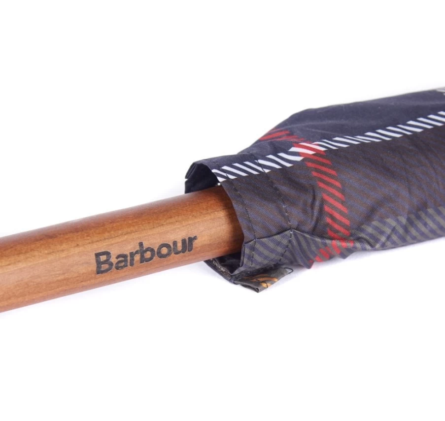 Barbour Women's Classic Tartan Walker Umbrella - Stylish Rain Protection