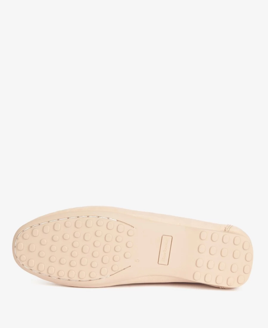 Barbour Womens Peach Myla Driving Shoes - Classic Comfort & Style