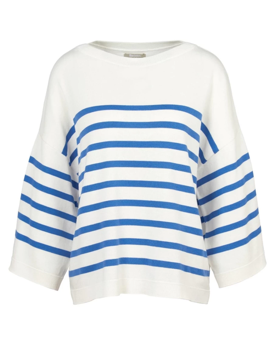 Barbour Women's Renfair Knitted Top in Calico & Bluebell Colors