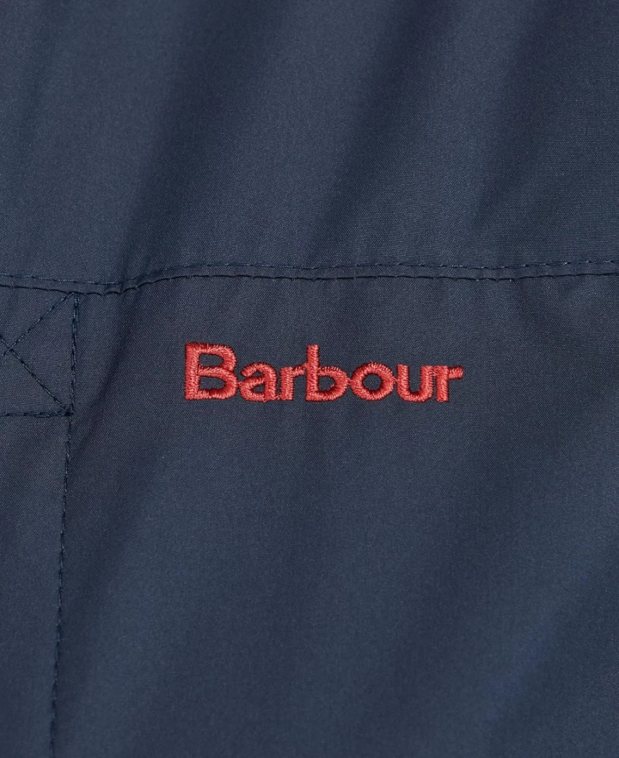 Barbour Boys Classic Navy Kenton Showerproof Jacket - Waterproof Outdoor Coat for Kids