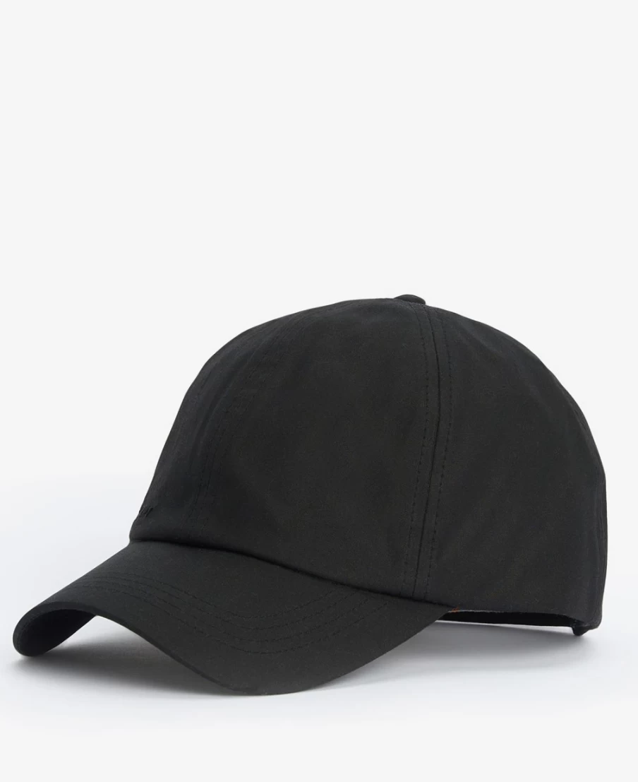 Barbour Men's Sage Green Sport Cap in Waxed Cotton