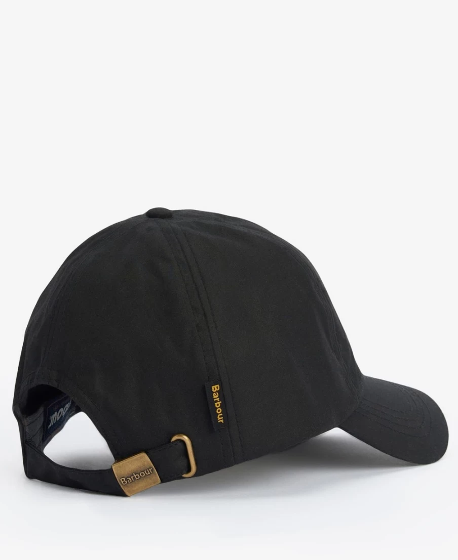Barbour Men's Sage Green Sport Cap in Waxed Cotton