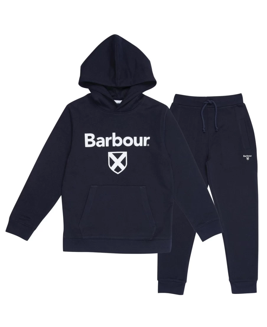 Barbour Boys Navy Oscar Tracksuit - Classic Blue Tracksuit for Boys