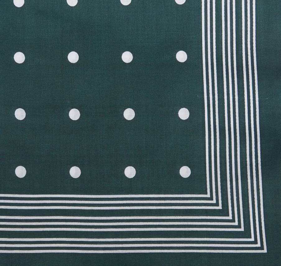 Barbour Mens Spotted Handkerchiefs Gift Box Set - Red, Green, Navy Checkered Pattern Pocket Squares