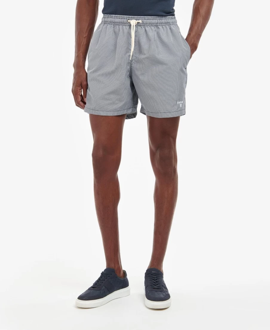 Barbour Men's Classic Red Gingham Swim Shorts