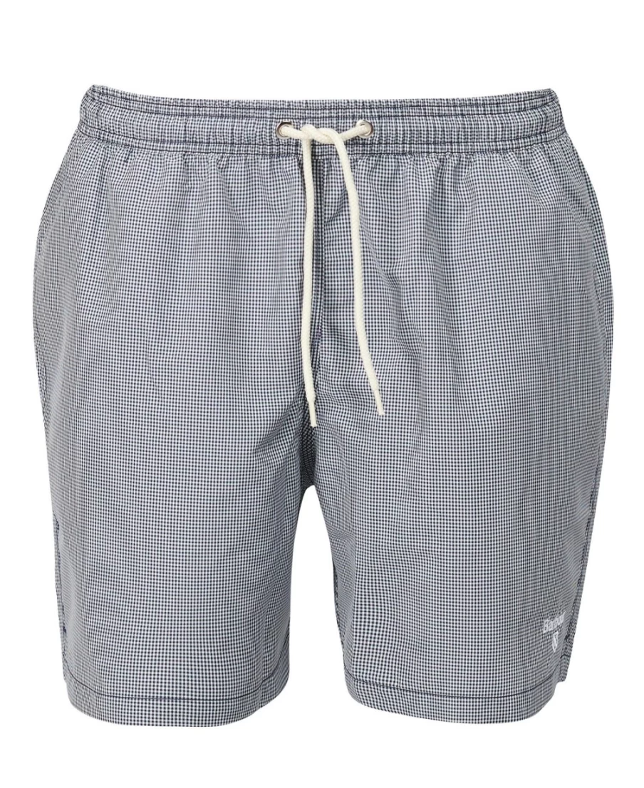 Barbour Men's Classic Red Gingham Swim Shorts