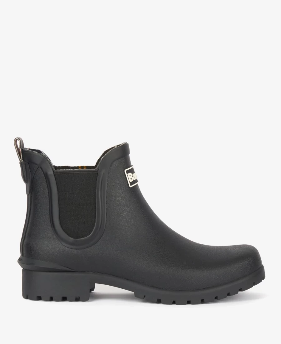 Barbour Women's Navy Wilton Waterproof Wellington Boots