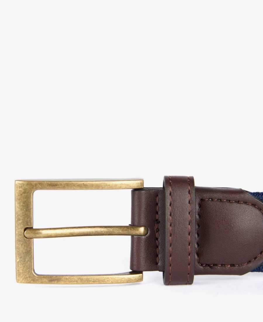 Barbour Men's Nevis Classic Navy Webbing Belt