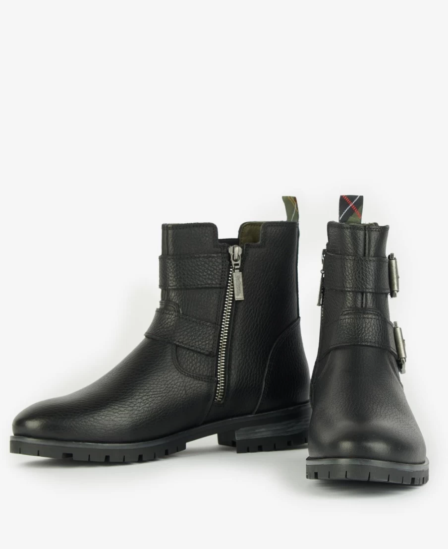 Barbour Women's Marina Boots in Dark Brown - Waterproof Leather Ankle Boots for Women