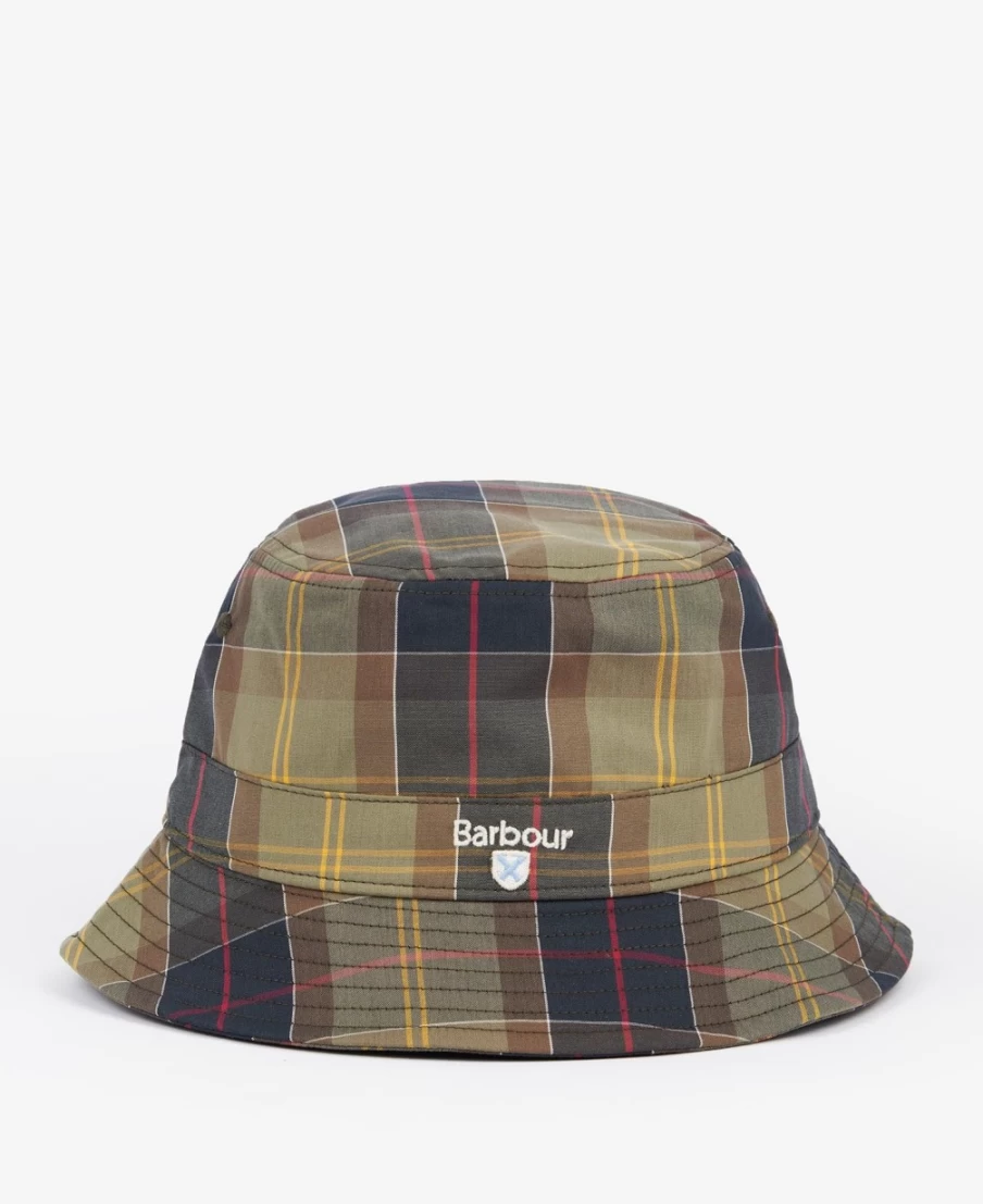 Barbour Men's Classic Tartan Bucket Hat - Traditional British Style