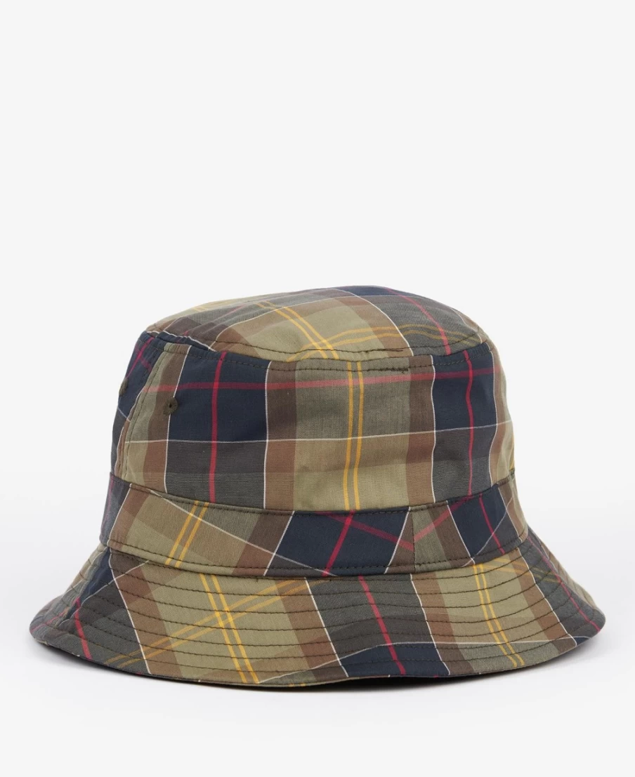 Barbour Men's Classic Tartan Bucket Hat - Traditional British Style