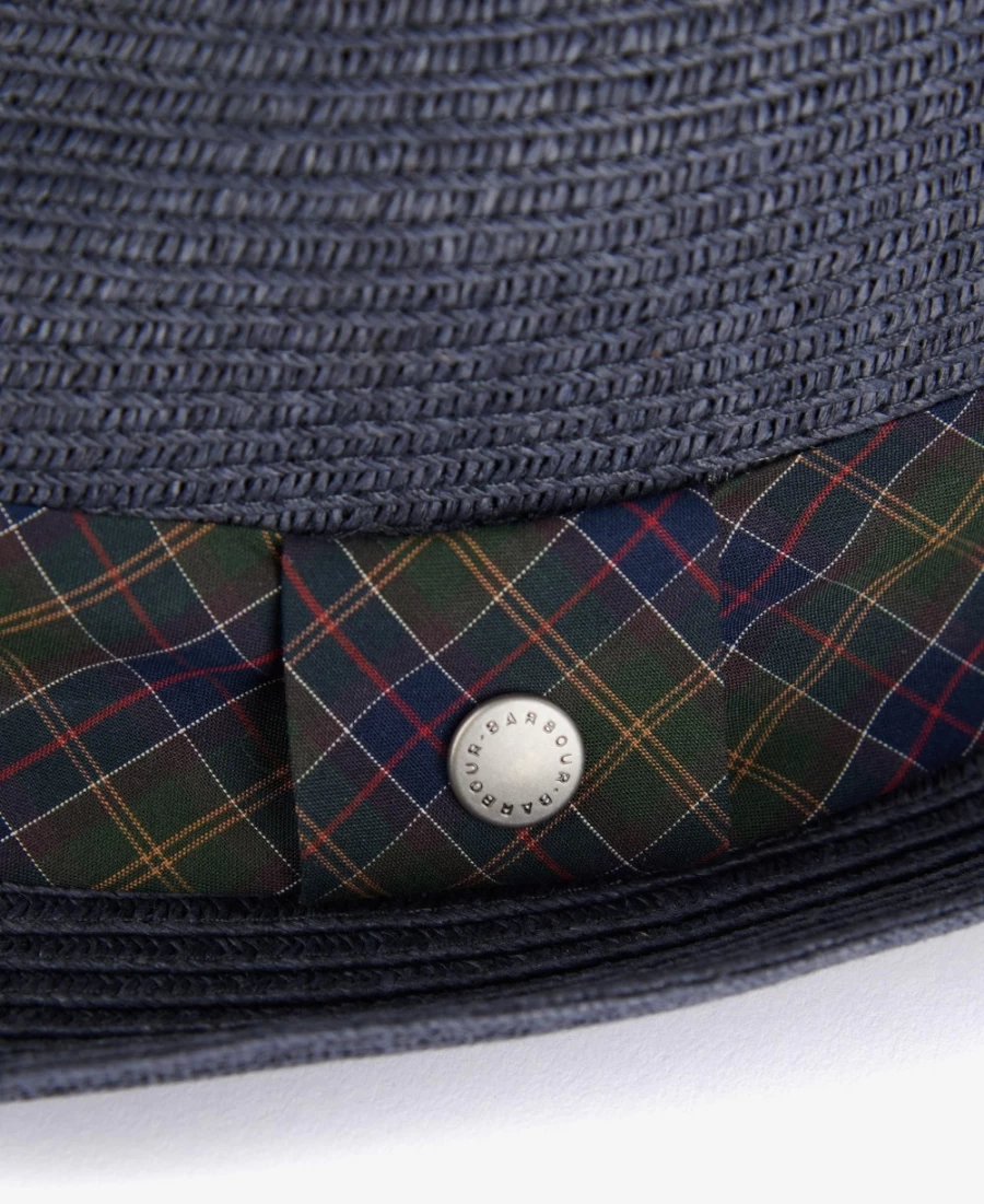 Barbour Mens Lomond Trilby Hat in Tan/Dress - Classic Wool Fedora for Men