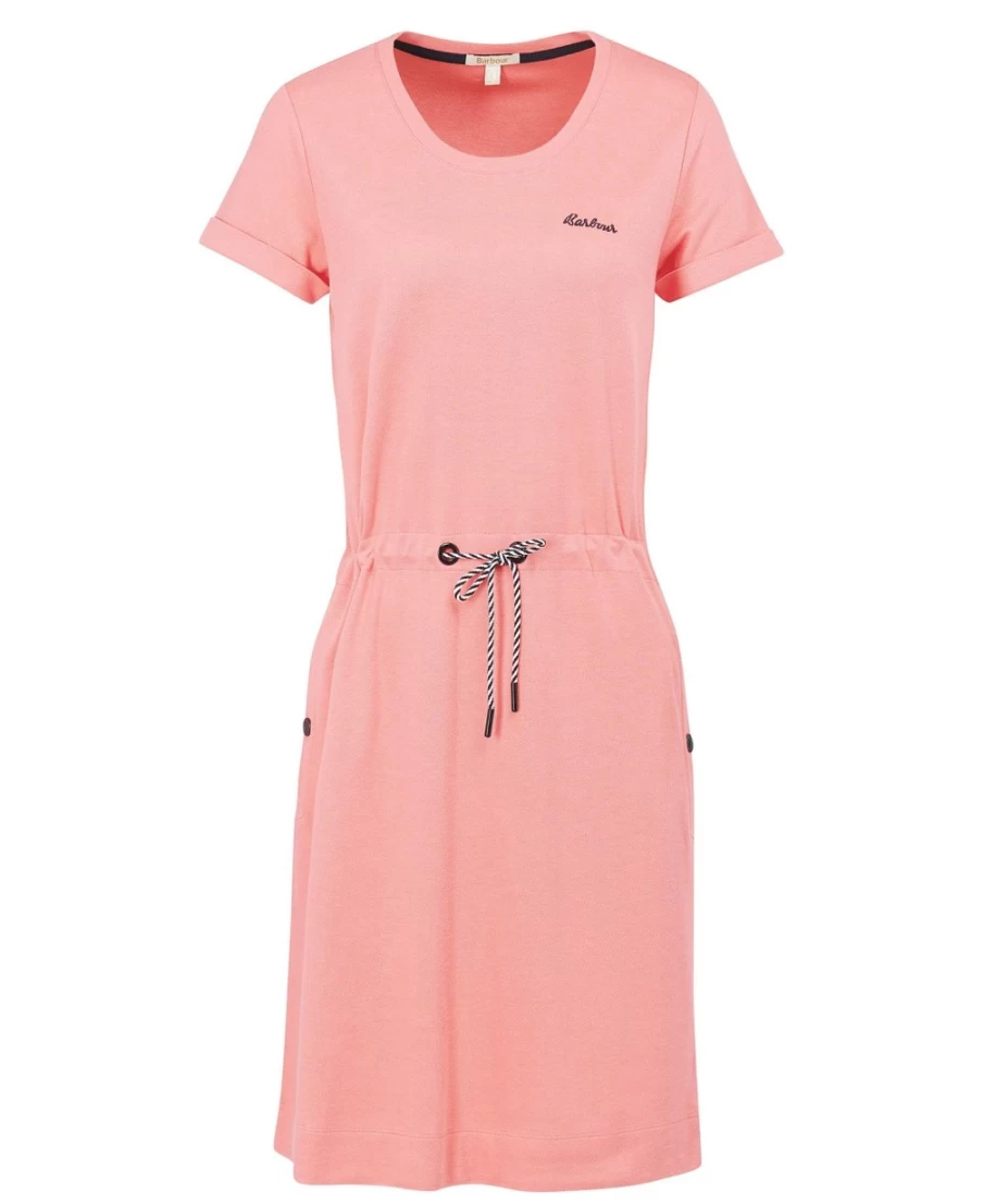 Barbour Women's Baymouth Dress in Pink Punch - Stylish & Comfortable Casual Wear
