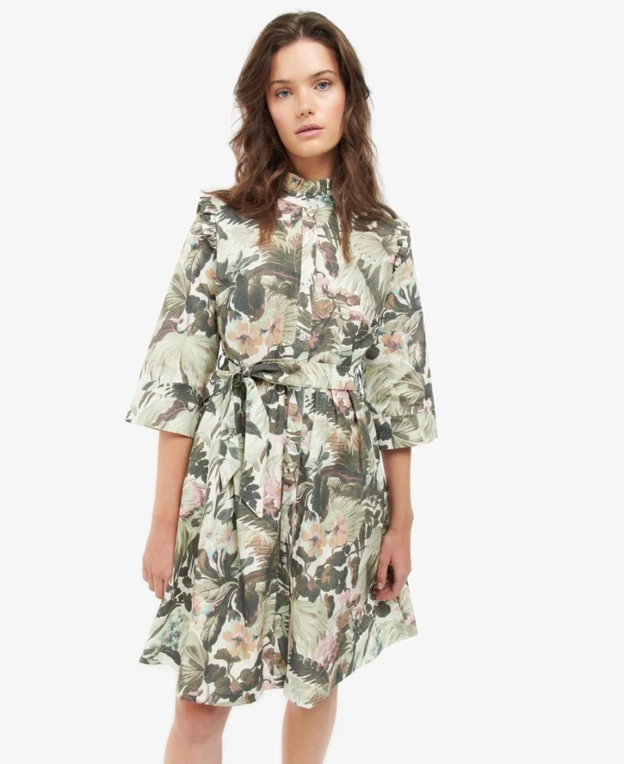 Barbour Women's Gransden Dress in Limerence/Papyrus - House Of Hackney Collaboration
