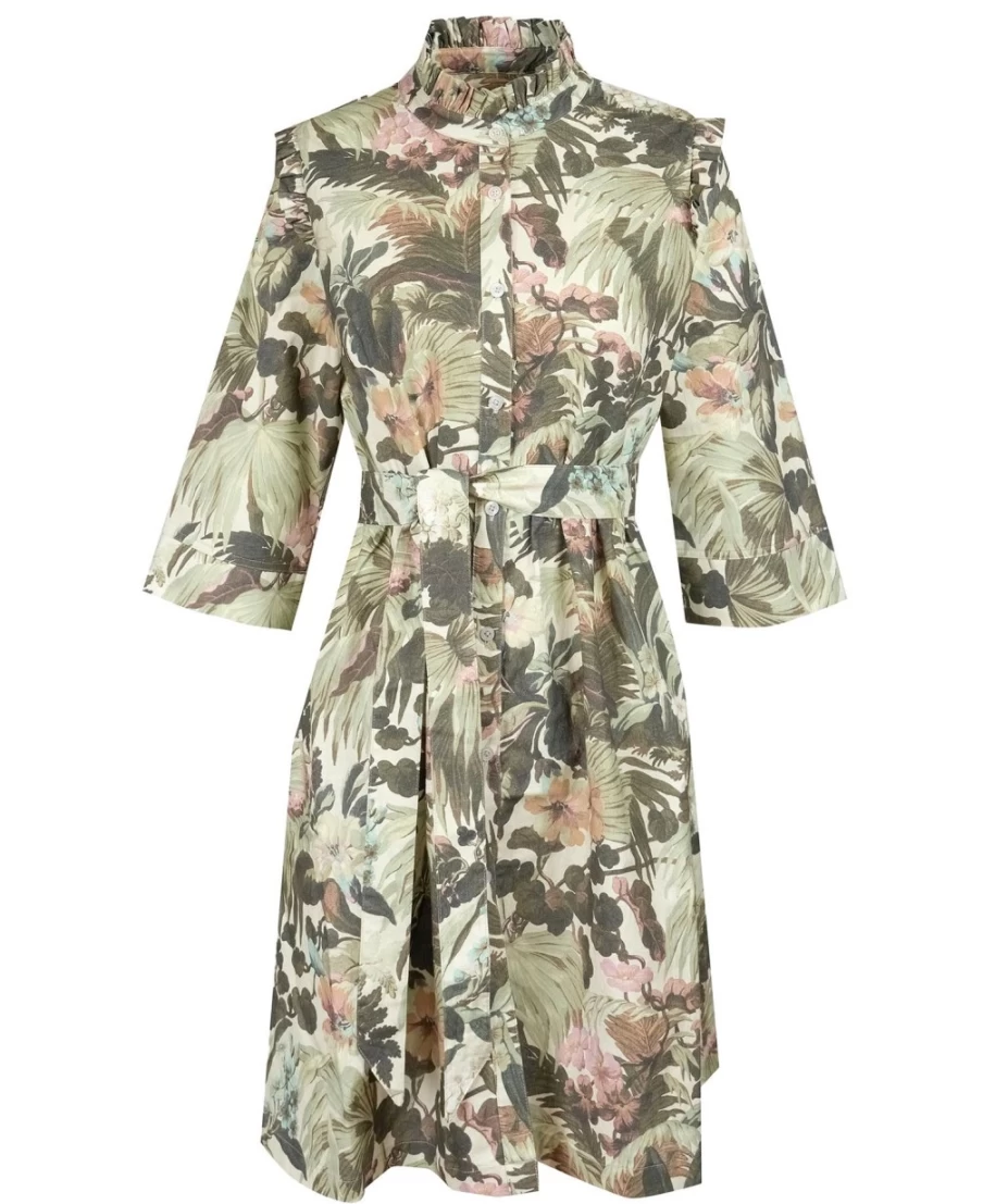 Barbour Women's Gransden Dress in Limerence/Papyrus - House Of Hackney Collaboration