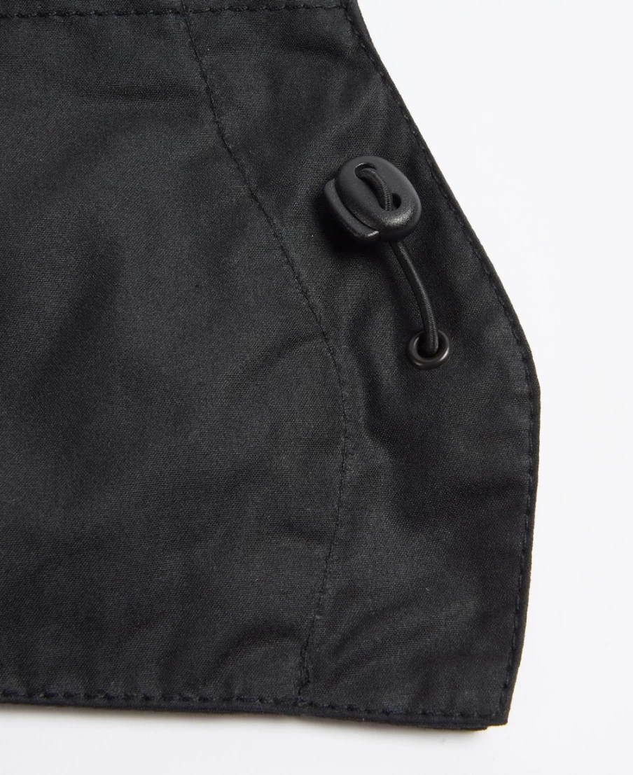 Barbour Wax Storm Hood Jacket for Men in Black - Waterproof Waxed Cotton Coat