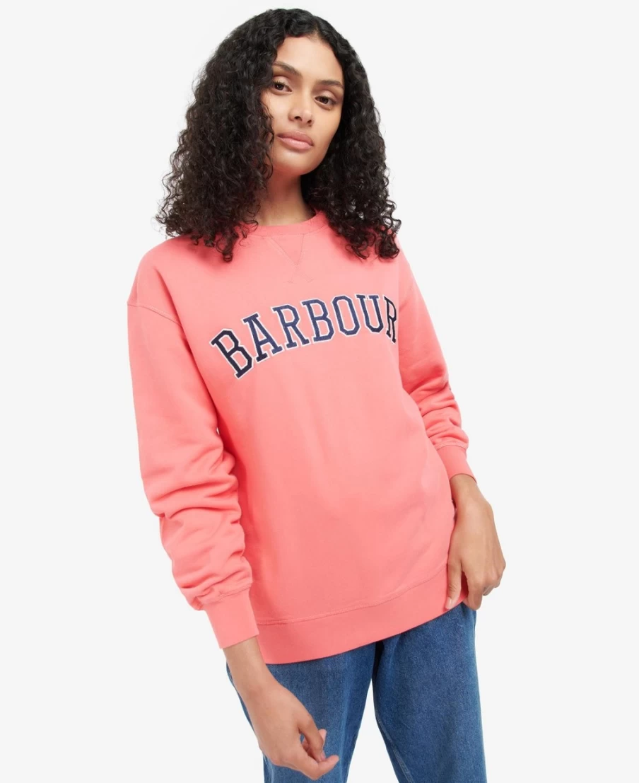 Barbour Women's Northumberland Classic Navy Sweatshirt | Casual Pullover Top