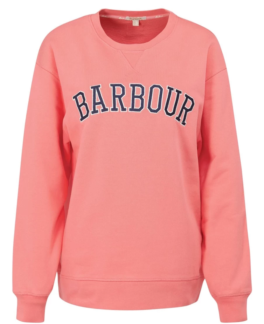 Barbour Women's Northumberland Classic Navy Sweatshirt | Casual Pullover Top