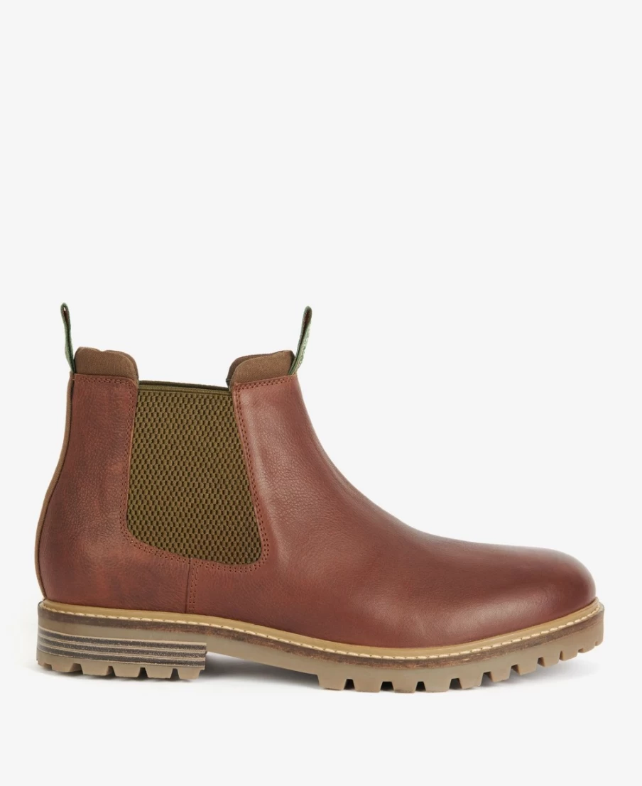 Barbour Men's Black Walker Chelsea Boots - Waterproof Leather Ankle Boots for Men