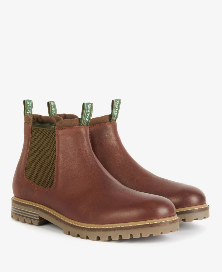 Barbour Men's Black Walker Chelsea Boots - Waterproof Leather Ankle Boots for Men