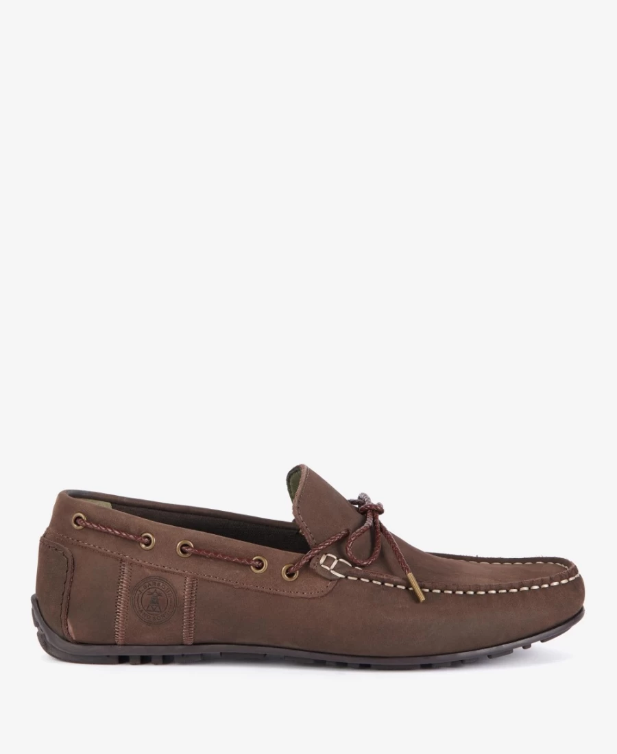 Barbour Mens Jenson Dark Brown Driving Shoes for Men
