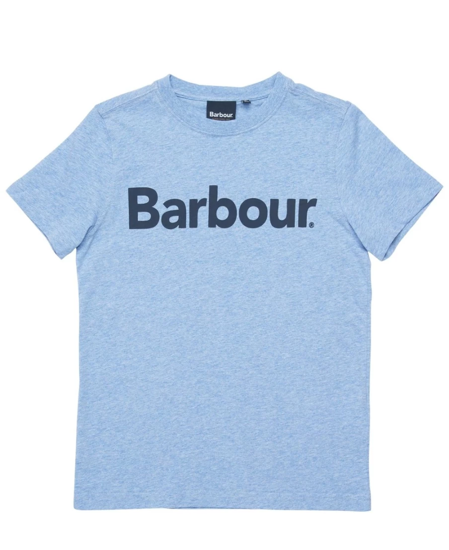 Barbour Boys Navy Essentials Logo T-Shirt for Kids