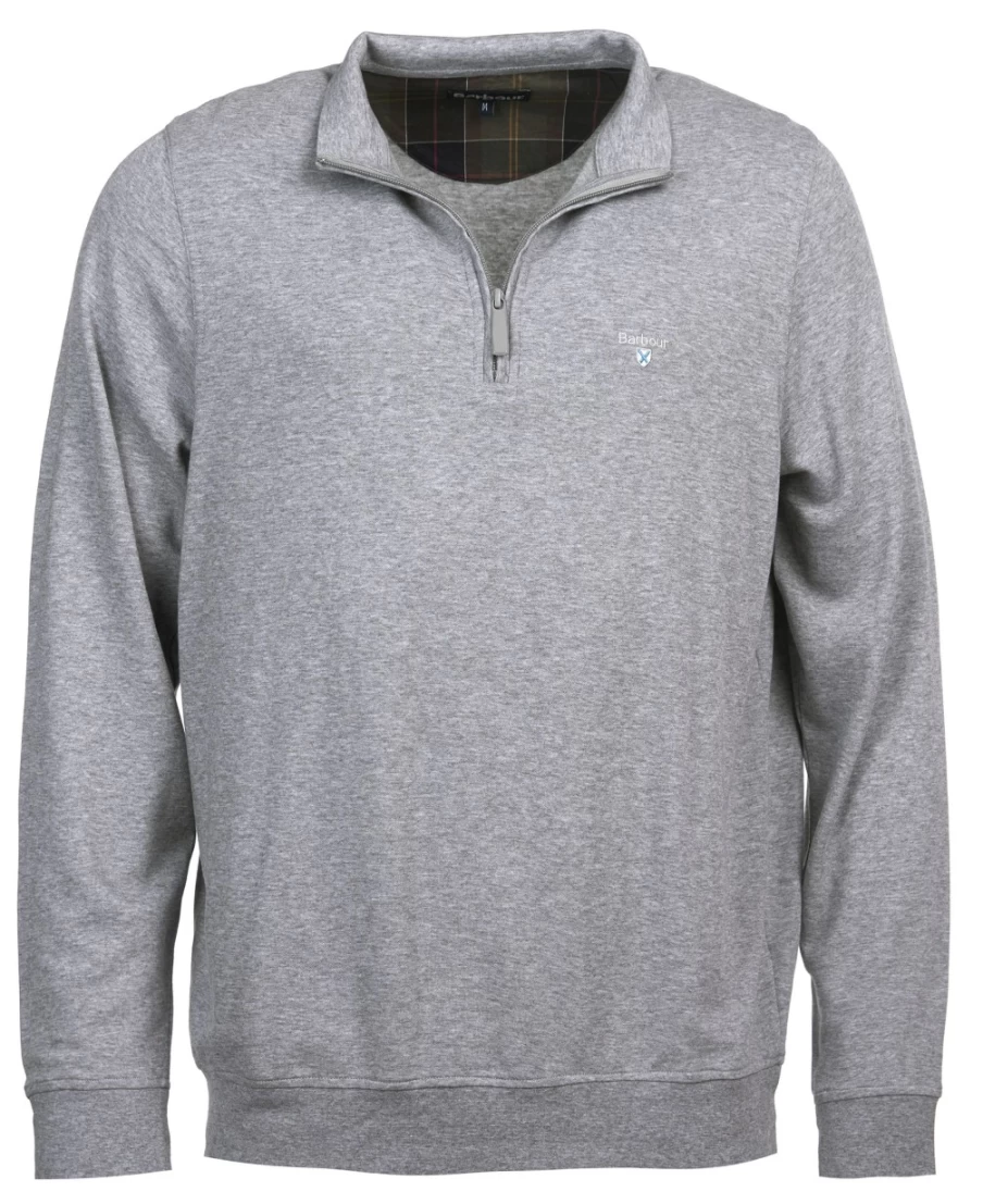 Barbour Men's Navy Batten Half Zip Sweatshirt - Classic Pullover for Men