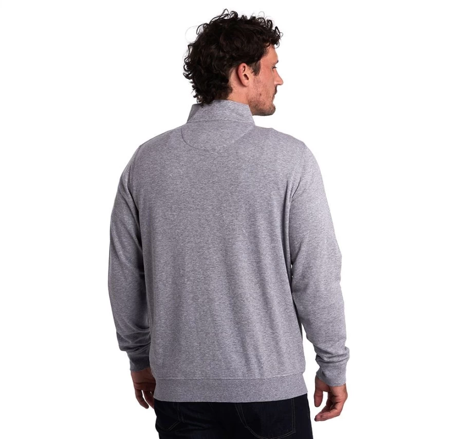 Barbour Men's Navy Batten Half Zip Sweatshirt - Classic Pullover for Men