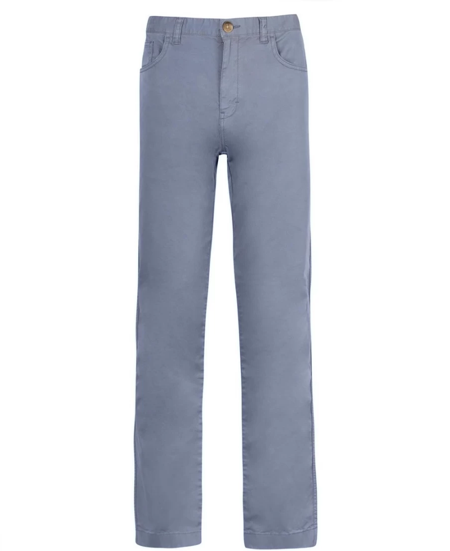 Barbour Men's Washed Blue Overdyed Twill Trousers