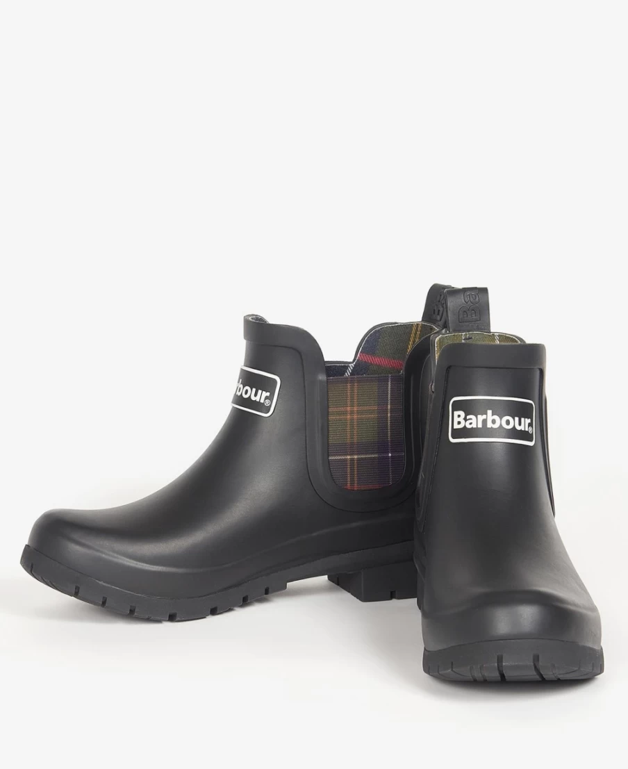 Barbour Women's Kingham Black Waterproof Wellington Boots