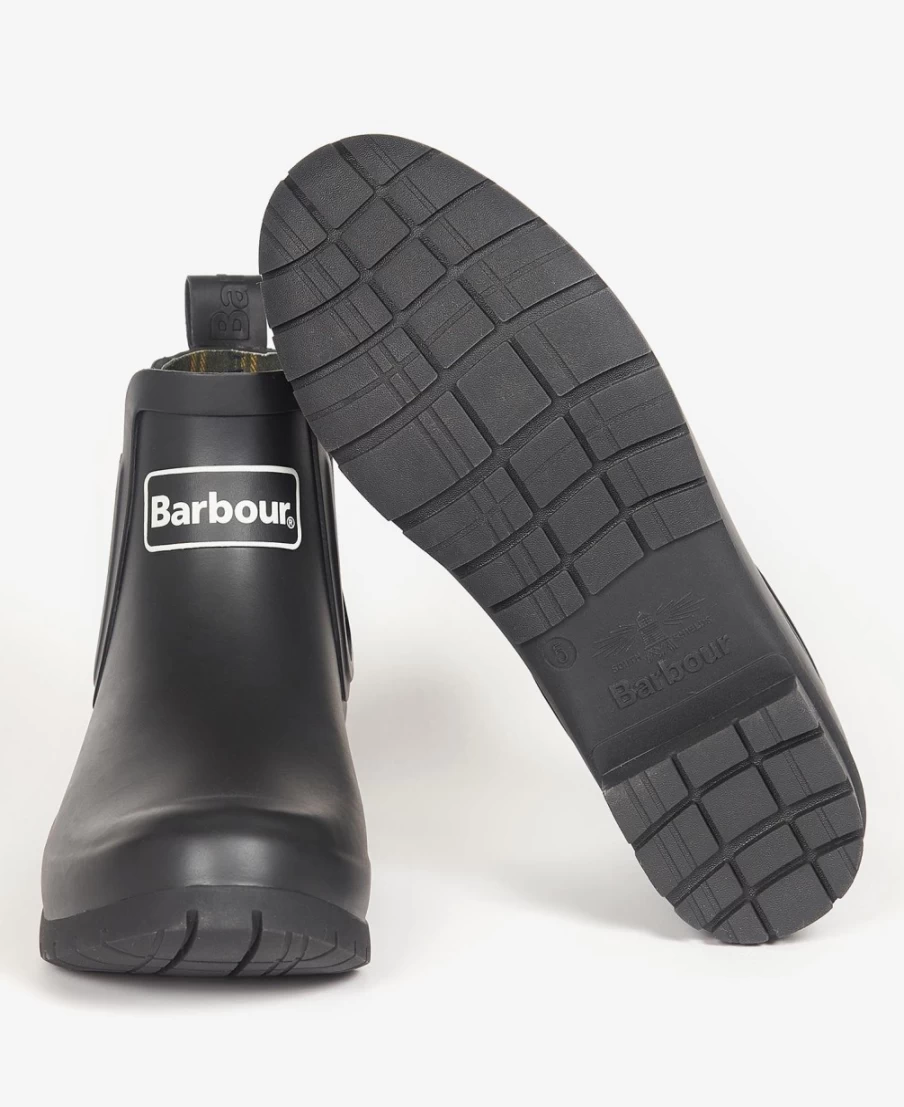Barbour Women's Kingham Black Waterproof Wellington Boots