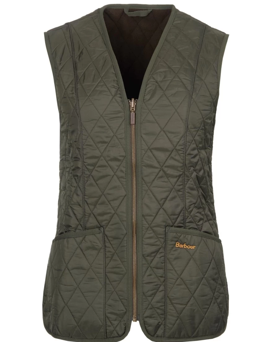 Barbour Womens Dark Olive Fleece Betty Liner Jacket