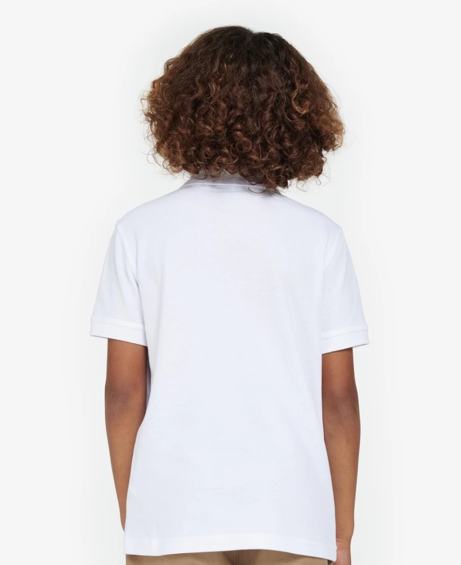 Barbour Boys Classic Navy Floyd Polo Shirt for Kids