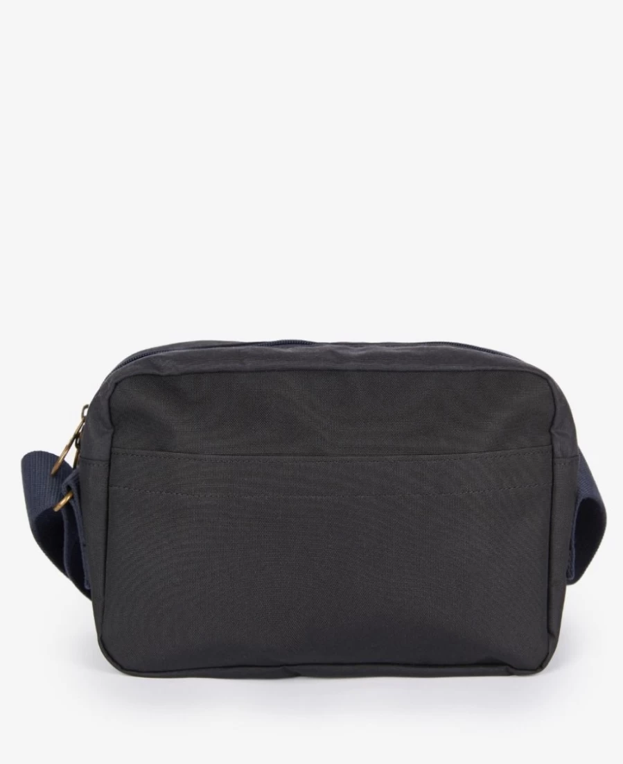 Barbour Men's Classic Navy Essential Waxed Cotton Crossbody Bag
