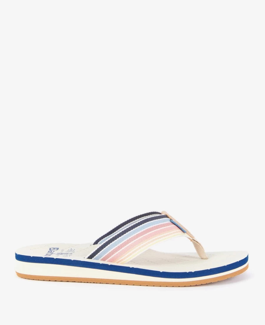 Barbour Women's Seamills Beach Sandals in Classic Multi Color