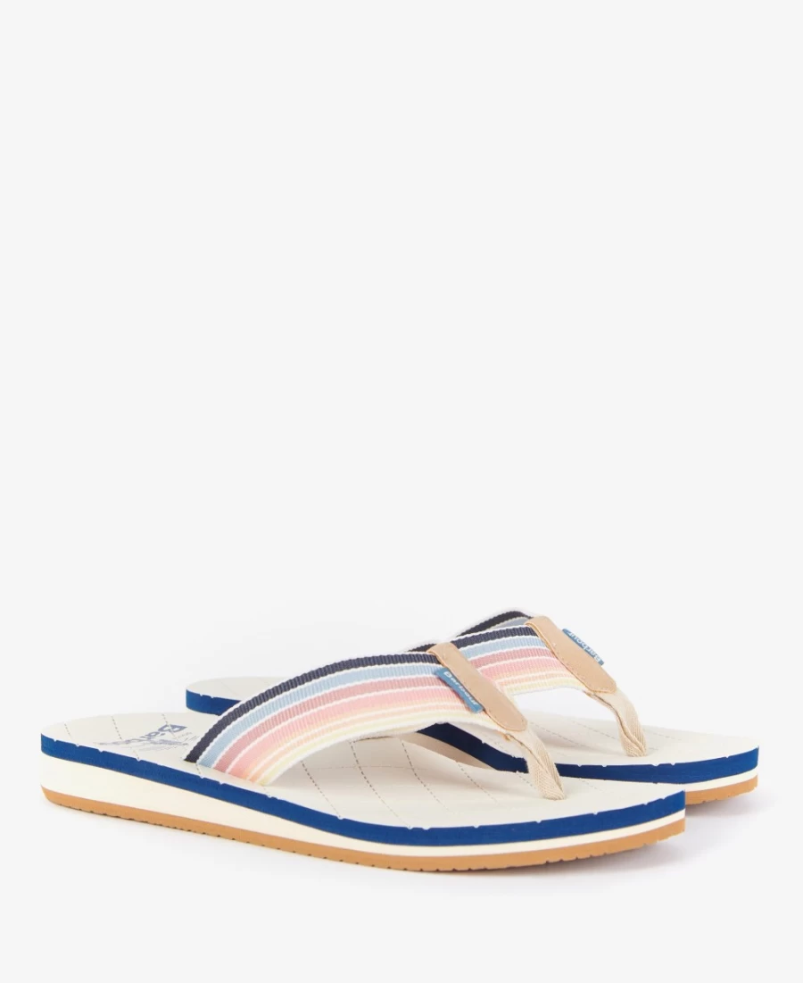 Barbour Women's Seamills Beach Sandals in Classic Multi Color