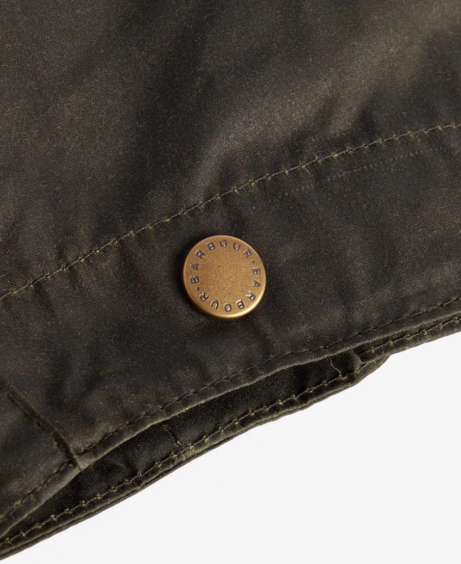 Barbour Men's Lightweight Wax Hooded Jacket in Sand