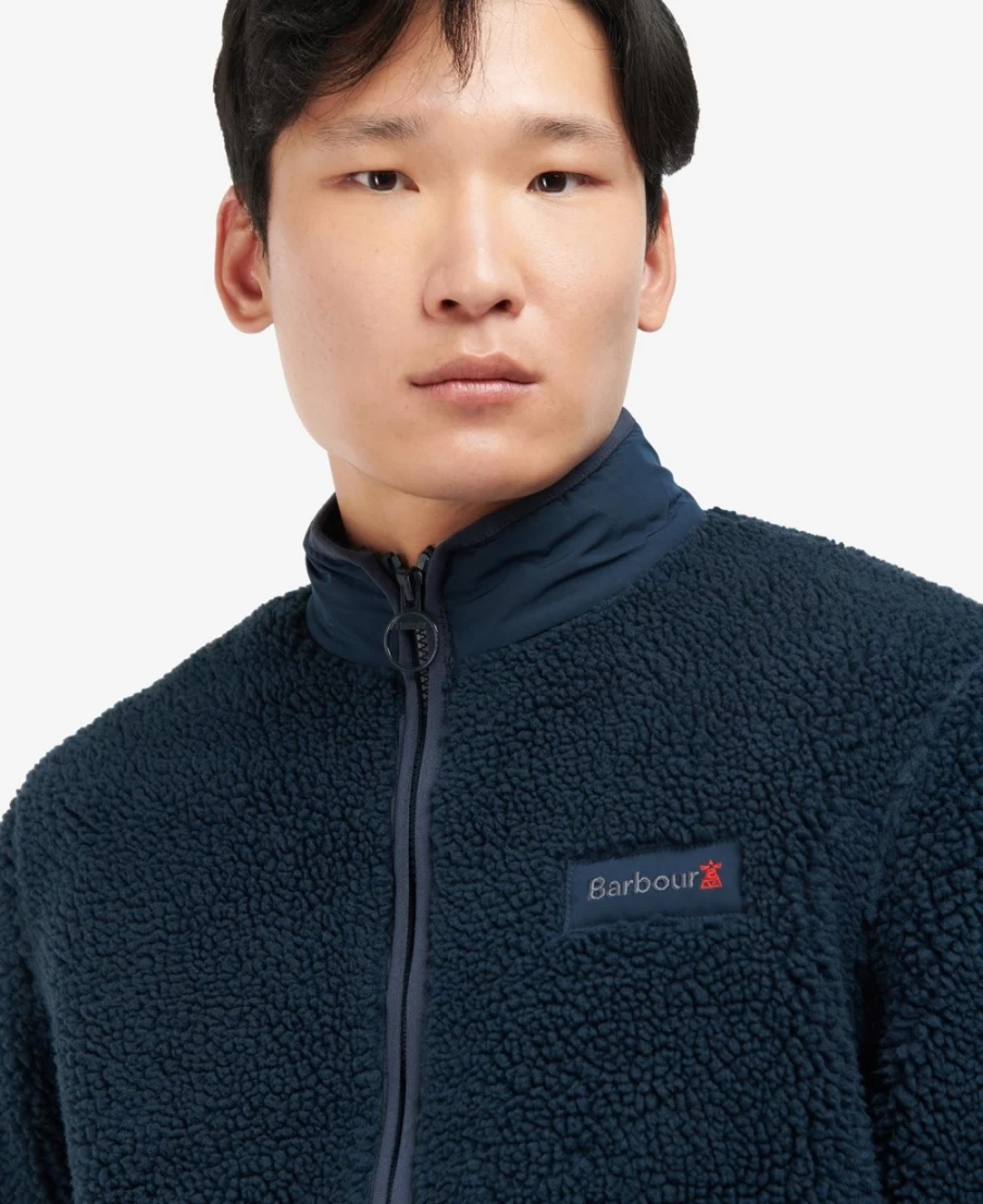 Barbour Men's Rock Fleece Jacket in North Green - Classic Outdoor Wear