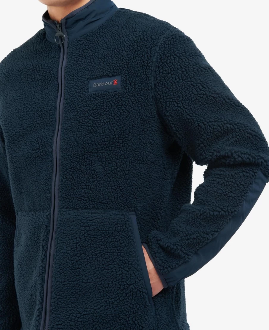 Barbour Men's Rock Fleece Jacket in North Green - Classic Outdoor Wear