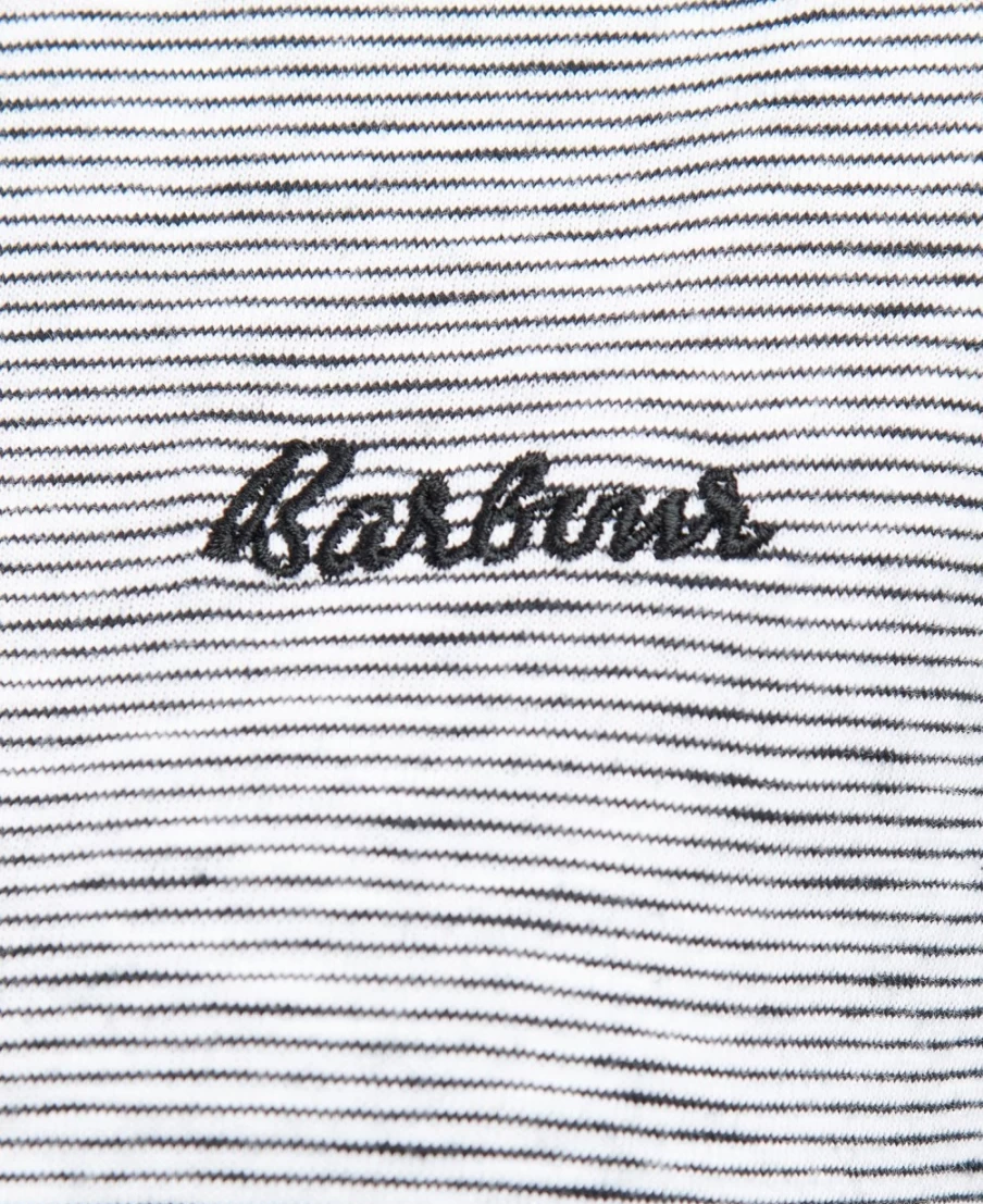 Barbour Ellewood Women's Dress in Black/White - Classic Elegant Style
